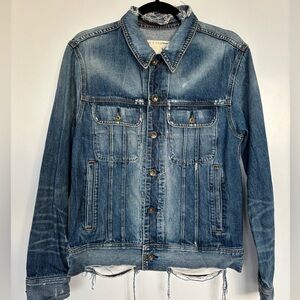 Rag and Bone Distressed Jean Jacket